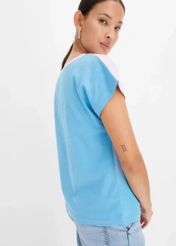 Henleyshirt mit Ombré Dye Effekt