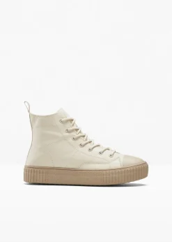High-Top-Sneaker mit Plateau-Sohle