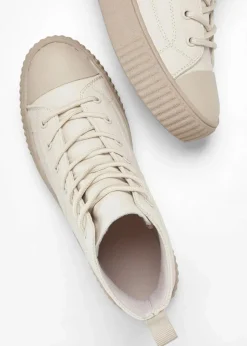 High-Top-Sneaker mit Plateau-Sohle