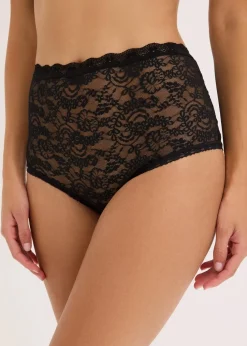 Highwaist Slip aus Spitze (3er Pack)