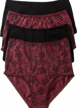 Highwaist Slip mit Bio-Baumwolle (4er Pack)