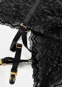 Highwaist String ouvert mit Strapshalter