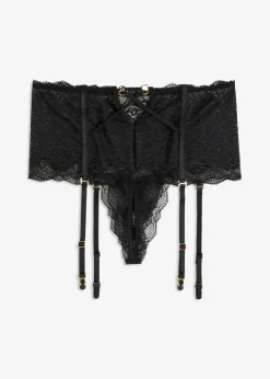 Highwaist String ouvert mit Strapshalter