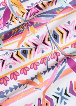 Highwaist-Bikinihose mit hohem Beinausschnitt