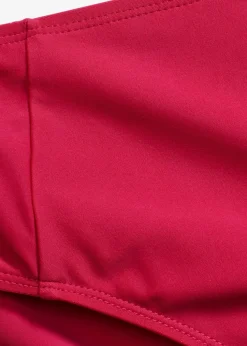 Highwaist-Bikinihose mit hohem Beinausschnitt