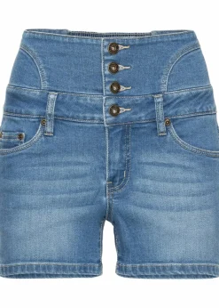 Highwaist-Jeans-Shorts