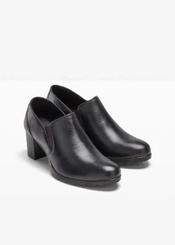 Hochfrontpumps aus Leder