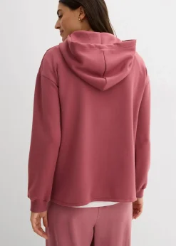 Hoodie mit Kapuze aus softem Viskose-Mix