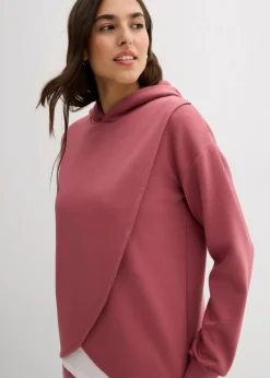 Hoodie mit Kapuze aus softem Viskose-Mix