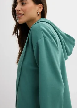 Hoodie mit Kapuze aus softem Viskose-Mix