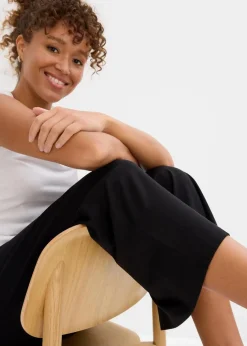 7/8-Hose aus Bio-Baumwolle mit Stretch