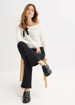 Hose aus Crinkle Jersey