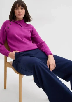 Hose in Wolloptik mit Bequembund