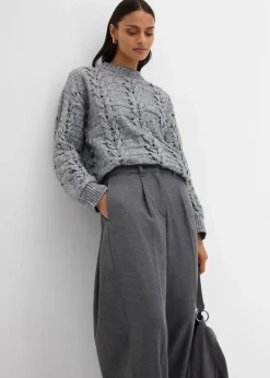 Hose mit Bequembund aus Viskose-Mix