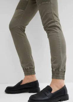 Hose mit Biker-Details