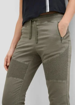 Hose mit Biker-Details