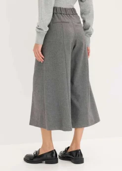 Hose mit Fischgrat in Wolloptik