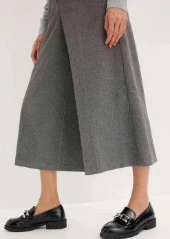 Hose mit Fischgrat in Wolloptik