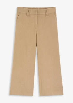 Hose mit Fischgrat in Wolloptik