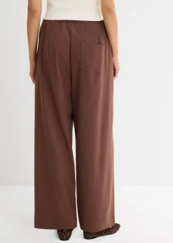 Hose mit funktionalen Details aus Viskose-Mix