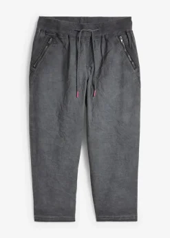 3/4-Hose mit Kontrast-Bindeband