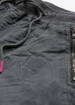 3/4-Hose mit Kontrast-Bindeband