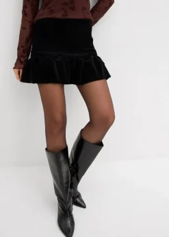 Hosenrock aus softem Samt