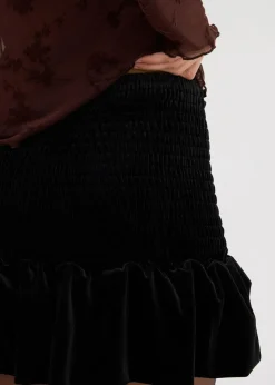 Hosenrock aus softem Samt