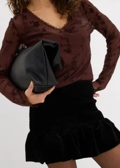 Hosenrock aus softem Samt