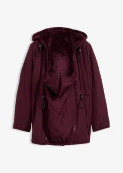 6-in-1 kuschelige Umstands- und Tragejacke zum Wenden