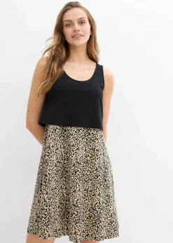 2-in-1 Umstands- und Stillkleid aus Baumwolljersey