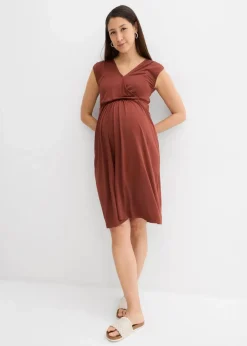 2-in-1 Umstands- und Stillkleid aus weicher Modalmischung