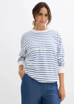 2-in-1 Umstands- und Stillshirt aus reiner Baumwolle