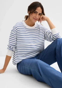 2-in-1 Umstands- und Stillshirt aus reiner Baumwolle