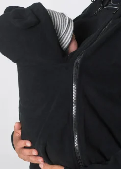 2-in-1 Umstands- und Tragejacke aus Fleece