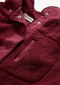 3-in-1 Umstands- und Tragejacke aus Teddyfleece