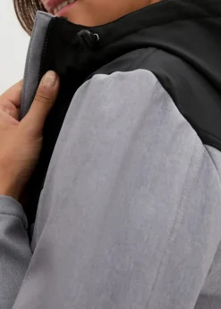 3-in-1 Umstands- und Tragemantel aus Softshell