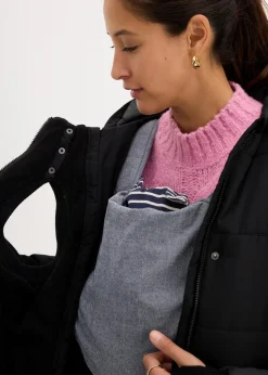 3-in-1 Umstandsmantel mit Trageeinsatz