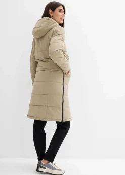 3-in-1 Umstandssteppmantel und Tragemantel mit recyceltem Polyester