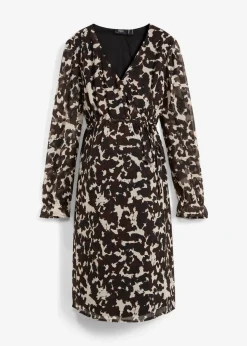 2-in-1 Umstands-und Stillkleid aus Chiffon