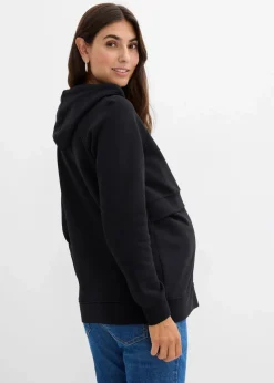 2-in-1 Umstands-und Stillsweatshirt aus Bio-Baumwolle