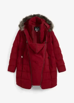 3-in-1 warm wattierte Umstands- und Tragejacke