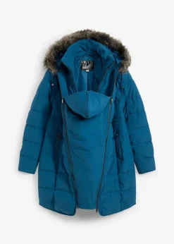 3-in-1 warm wattierte Umstands- und Tragejacke