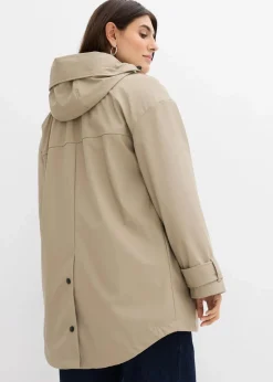 6-in-1 wasserabweisende Umstandsjacke mit Trageeinsatz und herausnehmbarer Fleecejacke