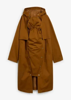 6-in-1 wasserabweisender Umstandsmantel mit Trageeinsatz mit herausnehmbarer Innenweste