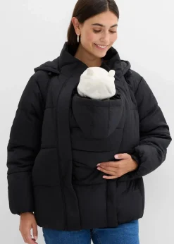 3-in-1-Umstands-Pufferjacke mit Trageeinsatz, wasserabweisend