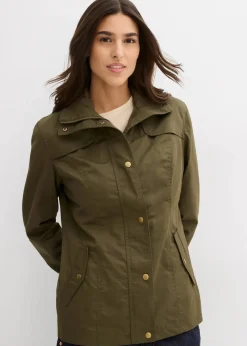 Jacke mit Stehkragen