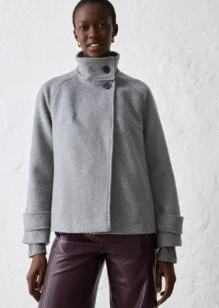 Jacke mit weichem Wollanteil