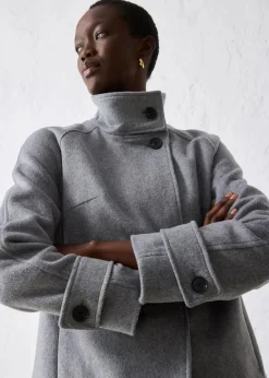 Jacke mit weichem Wollanteil