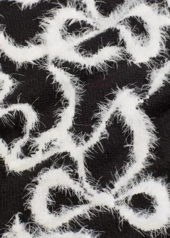 Jacquard-Pullover aus softem Viskose-Mix